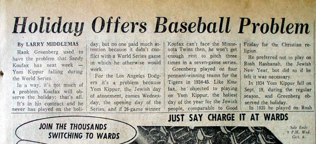 Book excerpt: In 1965, Sandy Koufax, with his “inflated tire” of an elbow,  had one of his greatest seasons - The Athletic