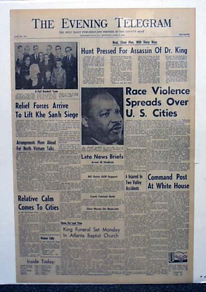 Assassination of Dr. Martin Luther King... -
