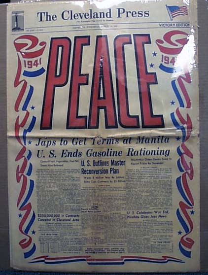 Terrific display issue on the end of World War II...