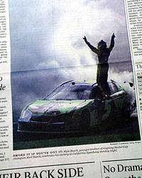 Kyle Busch's very 1st NASCAR Cup Series victory...
