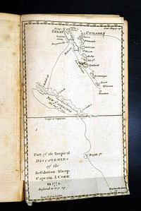 Two letters signed by George Washington...Map of Captain Cook's voyaage...  