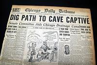 Floyd Collins trapped in Mammoth Cave....