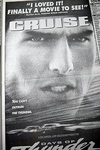 Review & premiere of "Days of Thunder", in a Los Angeles newspaper...