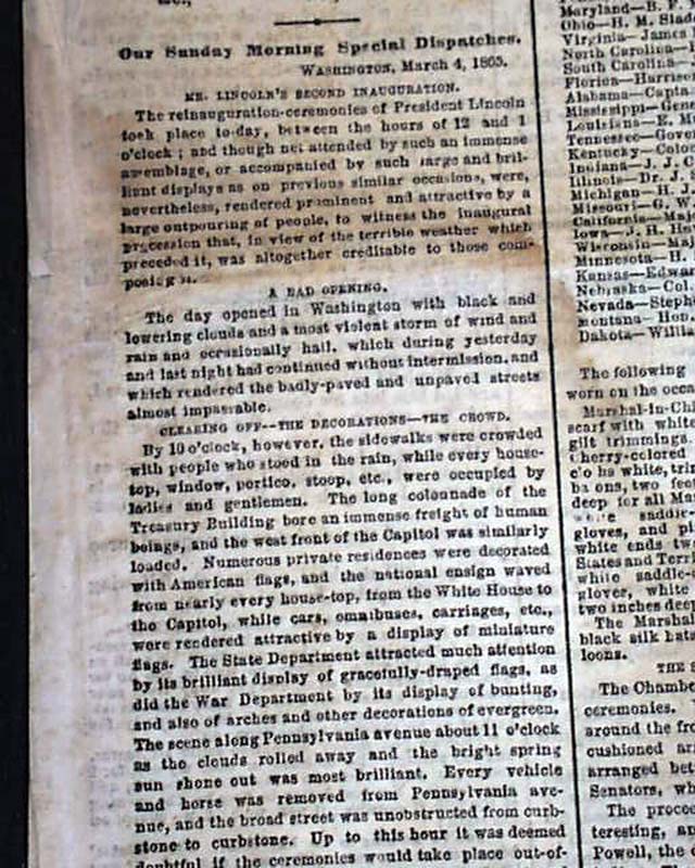 lincoln’s second inaugural speech On march 4, 1865, president abraham lincoln made one of the shortest inaugural addresses in american history lincoln’s second inaugural address was only seven hundred and three words, but it was one of the most memorable speeches in. lincoln’s second inaugural speech On march 4, 1865, president abraham lincoln made one of the shortest inaugural addresses in american history lincoln’s second inaugural address was only seven hundred and three words, but it was one of the most memorable speeches in.