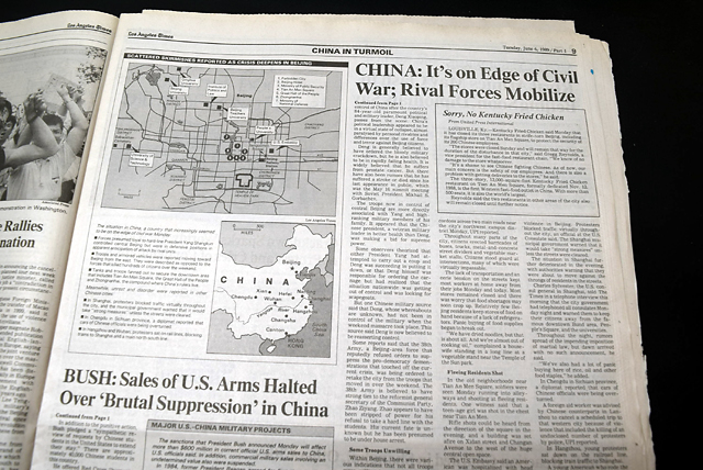 1989 Beijing, China "Tank Man" photo...