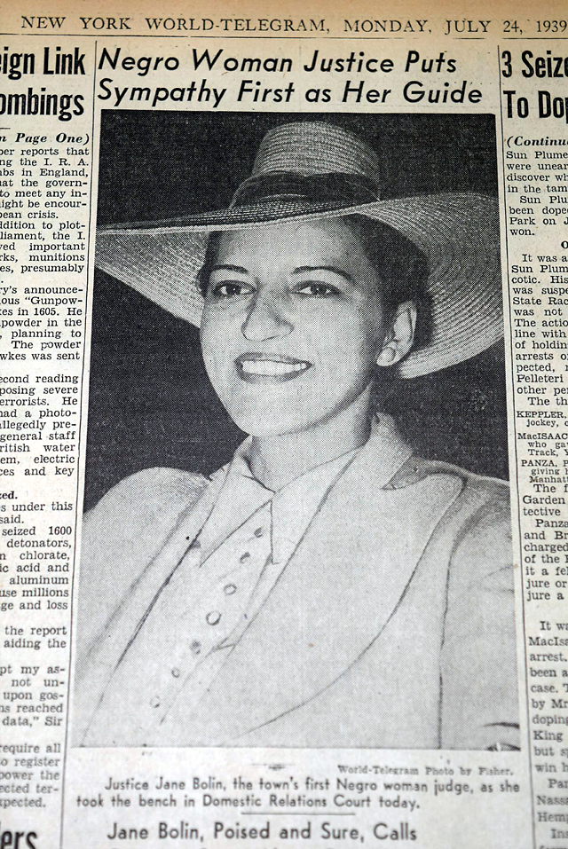 First African-American judge in the United States...