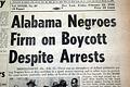 1956 Montgomery bus boycott... MLK arrested... - Image 1