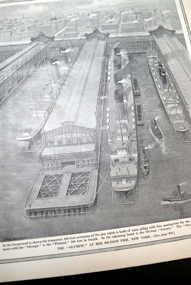 Ocean liner Olympic: the Titanic would follow...