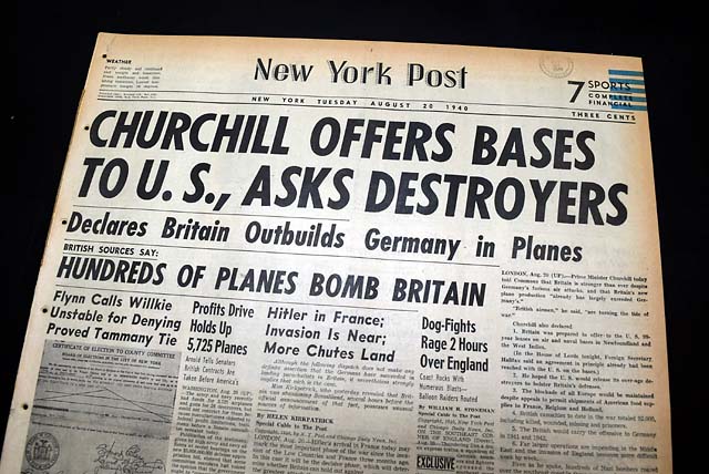 Never was so much owed by so many to so few.....