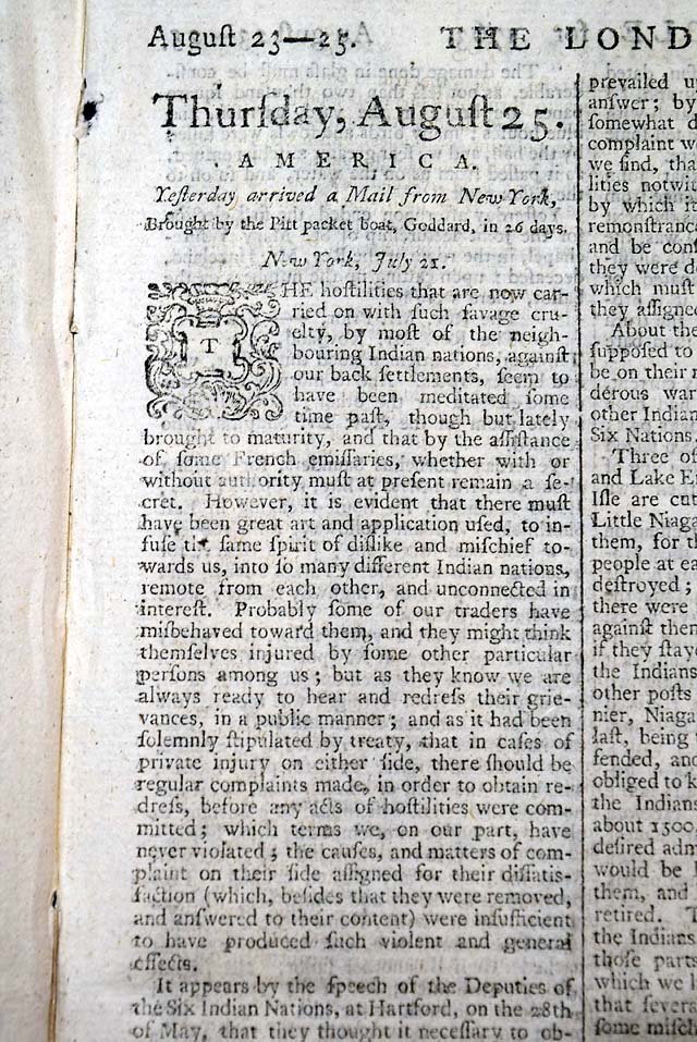 Letters from Carlisle...  Indian attacks...