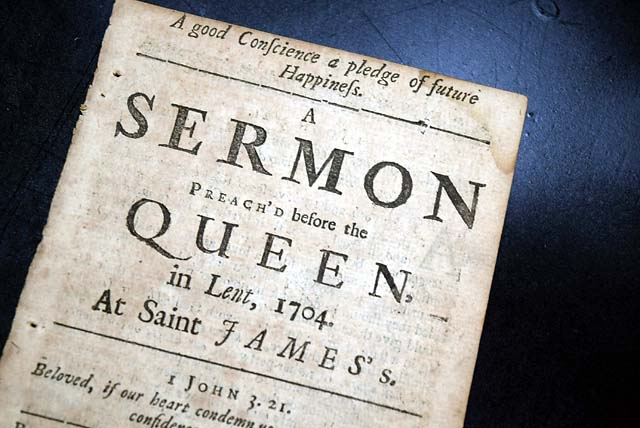 Pamphlet printed in 1707...