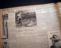 Jackie Robinson gets 1st hit in MLB... - Image 1
