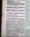 four Civil War issues with front page war reports... - Image 13