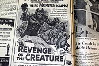 1955 "Revenge of the Creature" opening day ad...