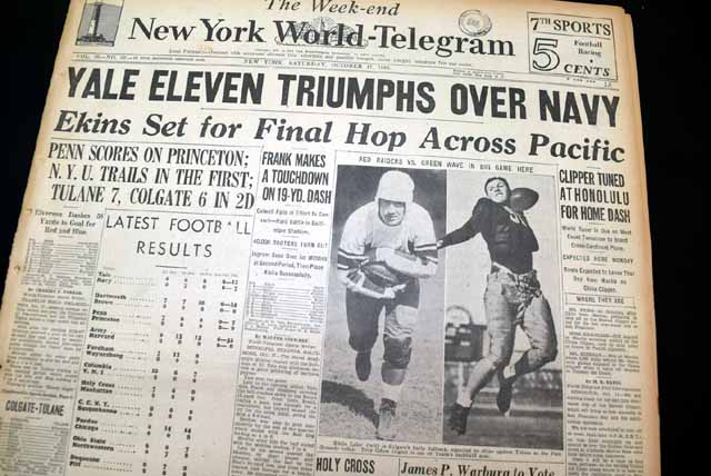 NEW YORK WORLD-TELEGRAM, October 17, 1936&nbsp;* "Around the World...