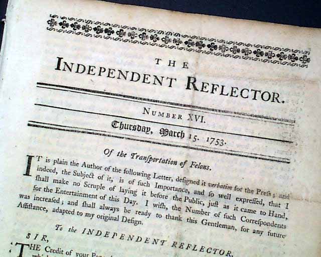 Very early, short-lived, colonial newspaper... - RareNewspapers.com