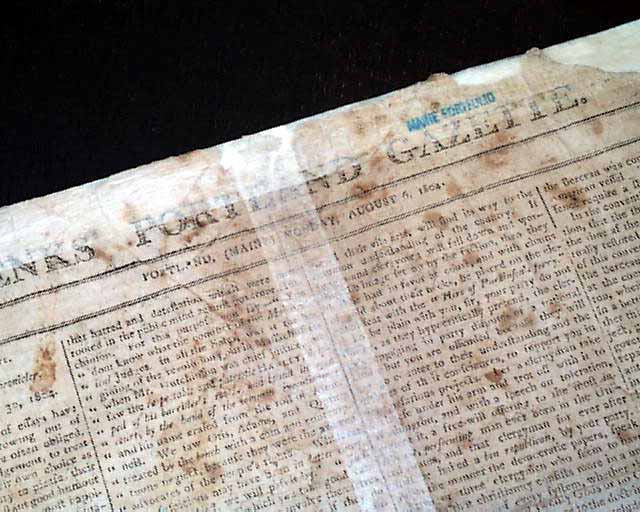 Very early from Maine... Washington's historic letter to his angry officers...