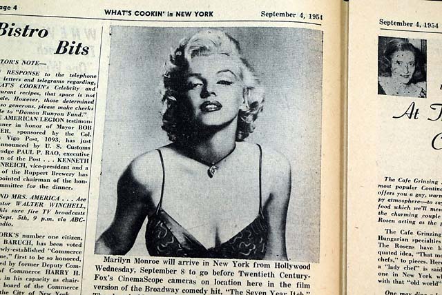 Photo & article on Marilyn Monroe: "The Seven Year Itch"...
