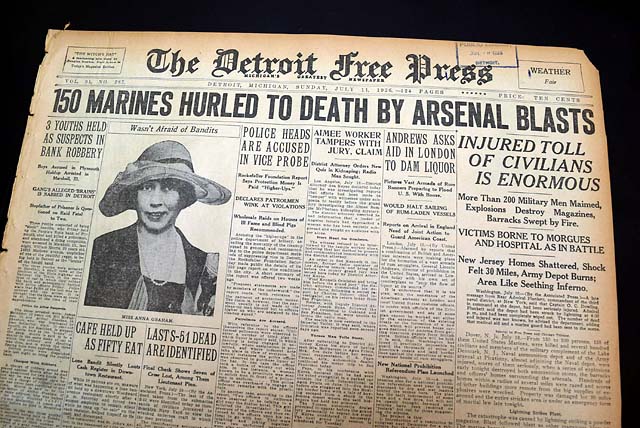Lake Denmark ammunition depot disaster...