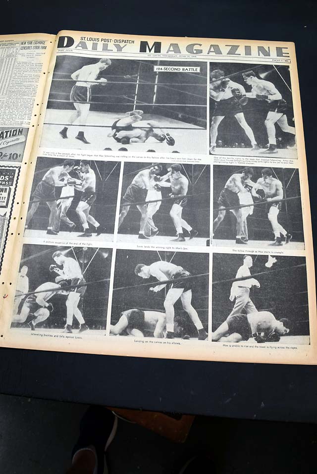1938 Joe Louis vs. Max Schmeling...  Rematch...