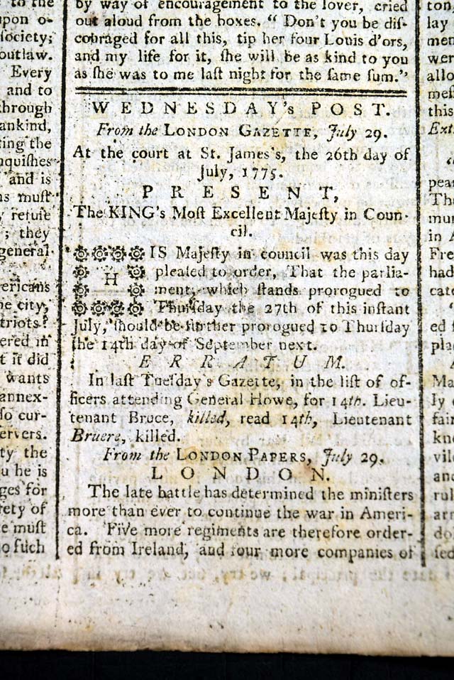 Fine reports on the Battle of Bunker Hill...