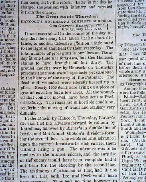 1864 Springfield MA Newspaper.... - RareNewspapers.com