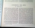 1899 Mark Twain on the Jews... - Image 4