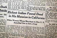 Jackson Barnett death... "The World's richest Indian"...