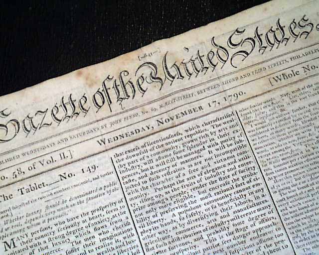 Vermont to consider the new Constitution...