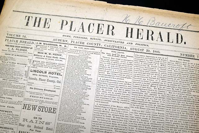 A gold mining camp in California...