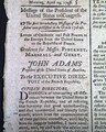 Two letters signed by President John Adams... - Image 2