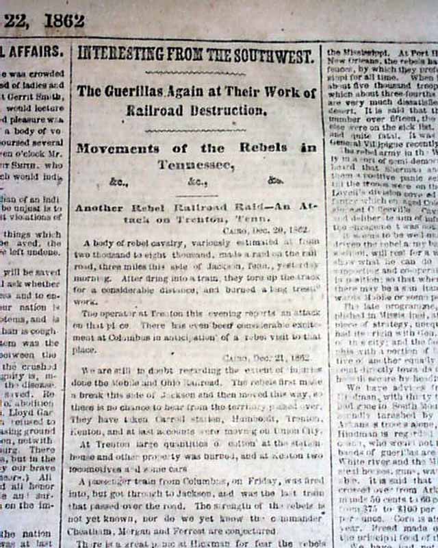 1862 Kinston North Carolina....