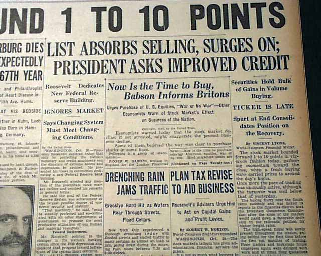 Nice Recession of 1937-38 headline... - RareNewspapers.com