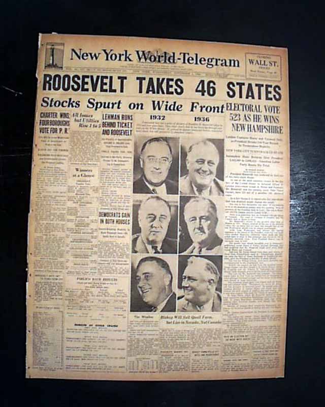 fdr elected president