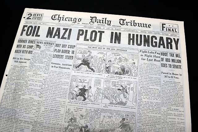 CHICAGO DAILY TRIBUNE, April 30, 1936&nbsp;* Zoltán Böszörmény’s...