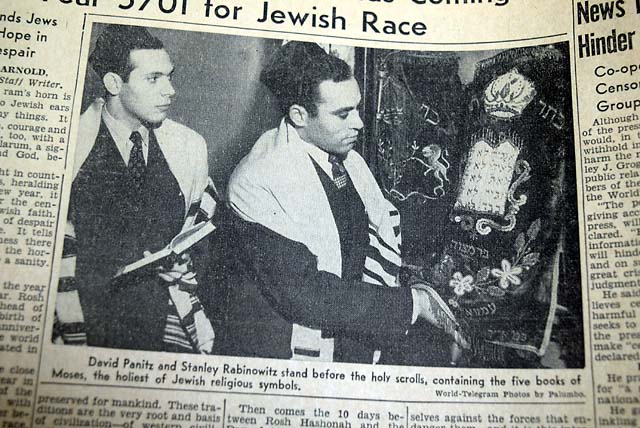 1940 Rosh Hashanah... 