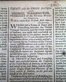 George Washington's treaty with the Creek Indians... - Image 1