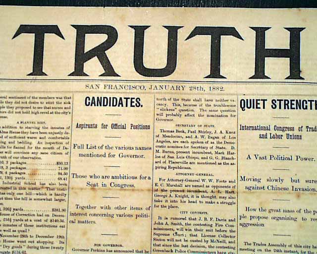 First issue of a labor newspaper...