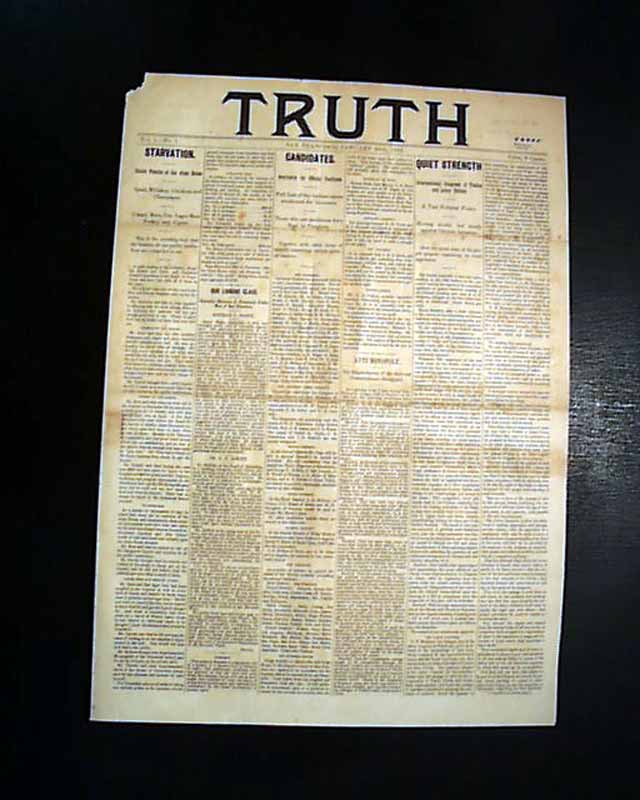 First issue of a labor newspaper...