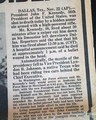 Kennedy's assassination, in a Washington, D.C. newspaper... - Image 3