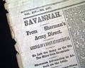 Sherman advancing upon Savannah...   - Image 1