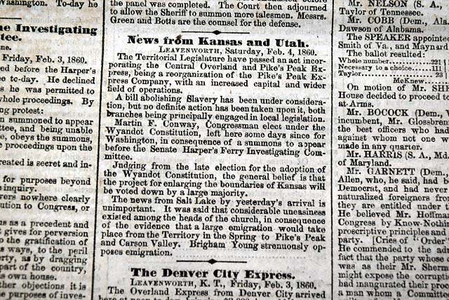 Slave hunt in Ohio...   Are the Mormons going to emigrate?