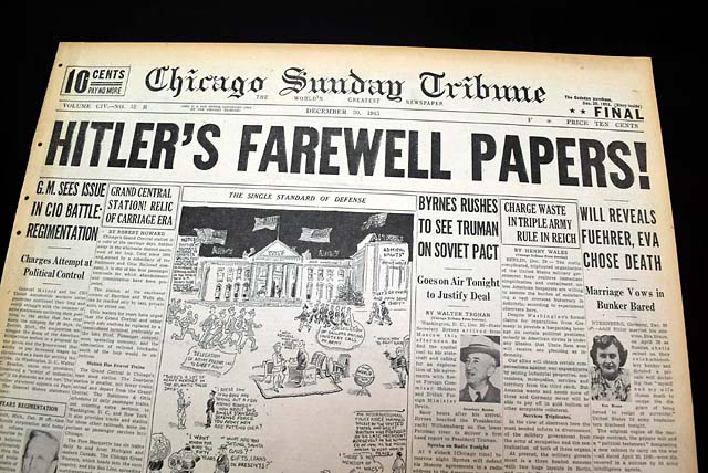 Adolf Hitler & Eva Braun's will and testament...