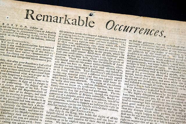 One of two "protest" issues of the famed Pennsylvania Gazette...