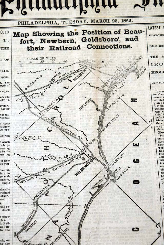 Railroad connections in the South...