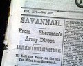 Sherman advancing upon Savannah... - Image 1