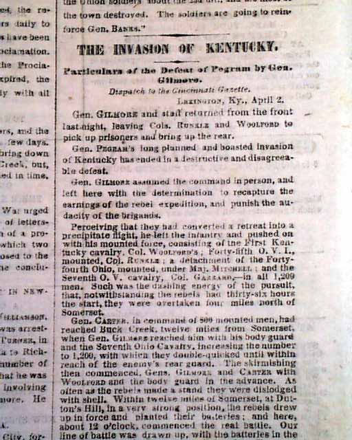 McClellan And His Failures Reviewed... Letter By Lincoln ...