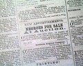Confederate newspaper from Raleigh, near the end of the war... - Image 3