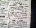 Confederate newspaper from Raleigh, near the end of the war... - Image 4