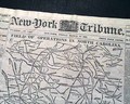 Huge Civil War map of North Carolina... - Image 1